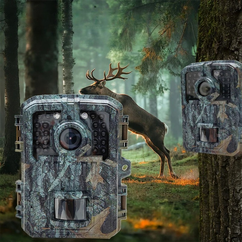 16MP Night Vision Trail Camera with PIR Motion Tracking – Wildlife Security Camera