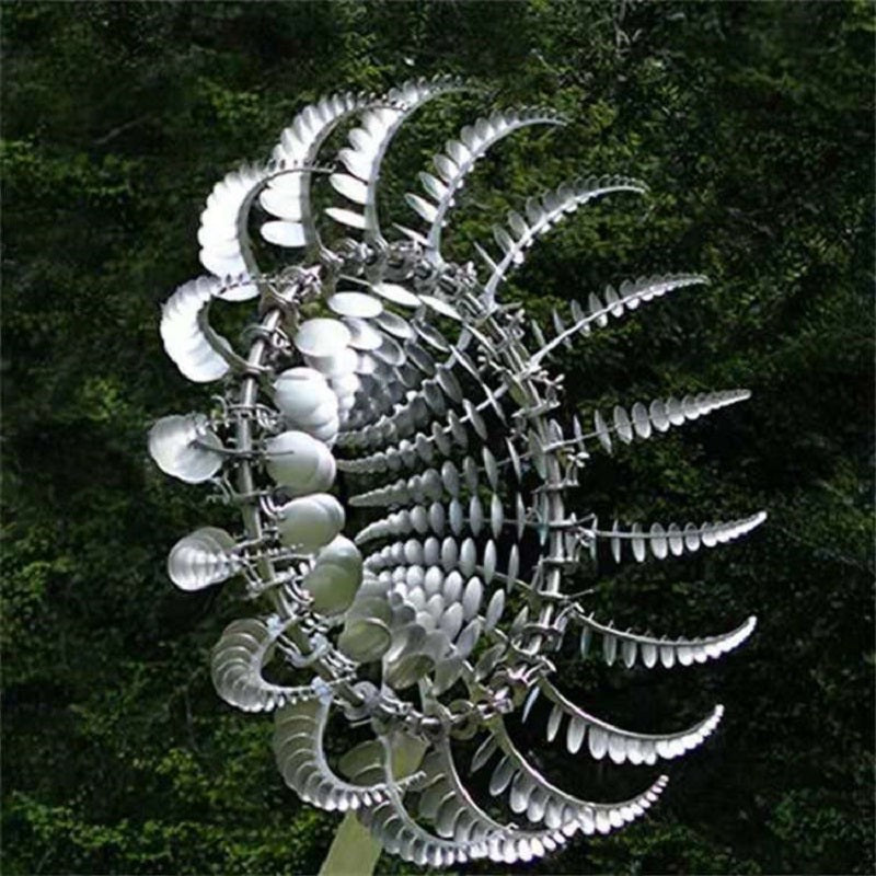 Anti-Rust Kinetic Metal Wind Spinner – Garden Windmill Decoration