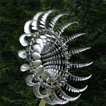 Anti-Rust Kinetic Metal Wind Spinner – Garden Windmill Decoration